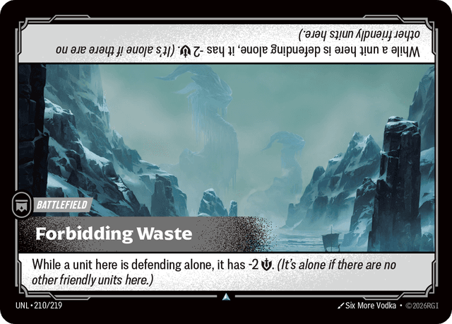 Forbidding Waste