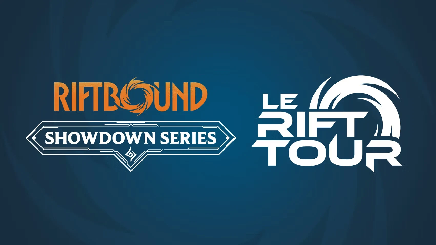 Bannière de la Showdown Series et du Rift Tour Riftbound